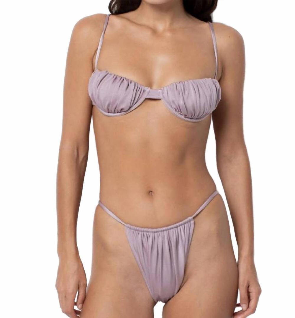 NEW BELLE ANNA pia bikini bottoms in pale purple